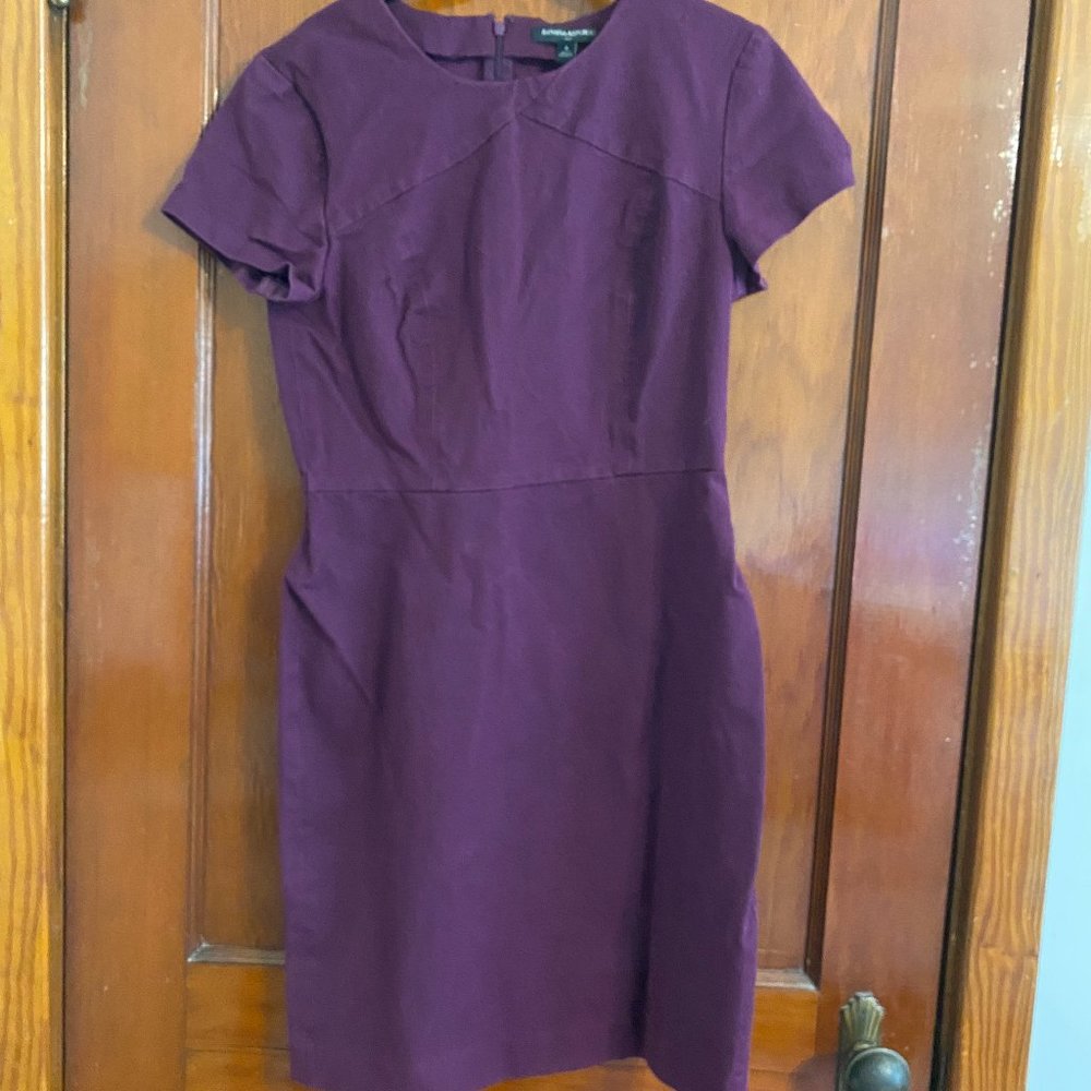 Plum body con work dress